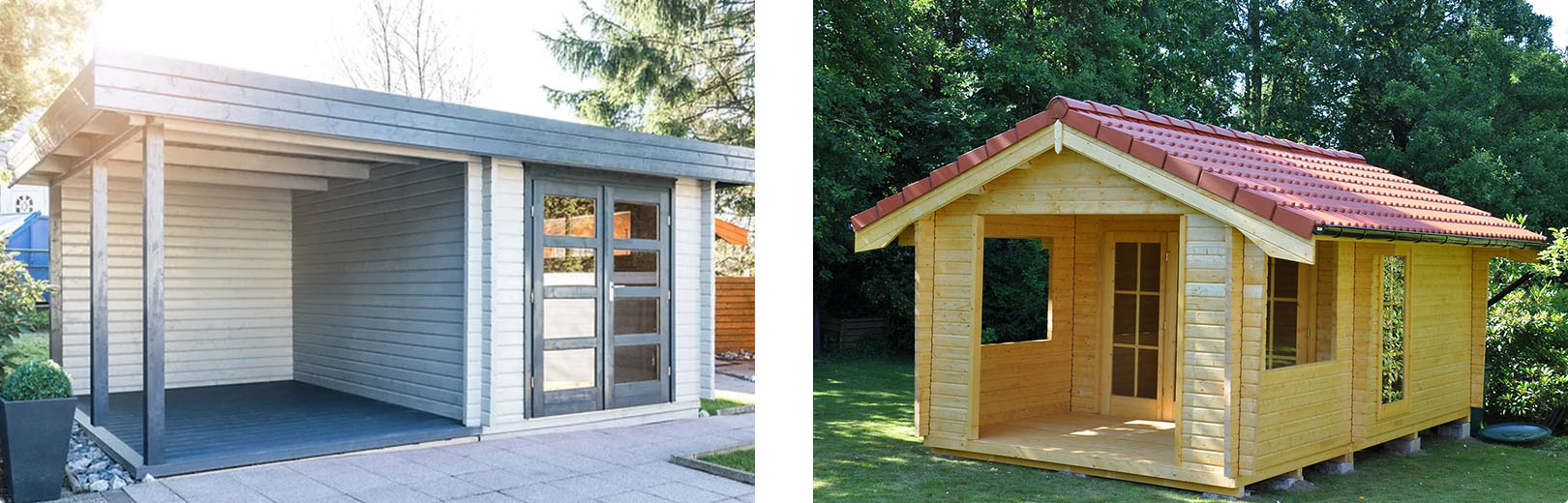 Polo Gartenhäuser - Ausstattungen unserer Gartenhäuser