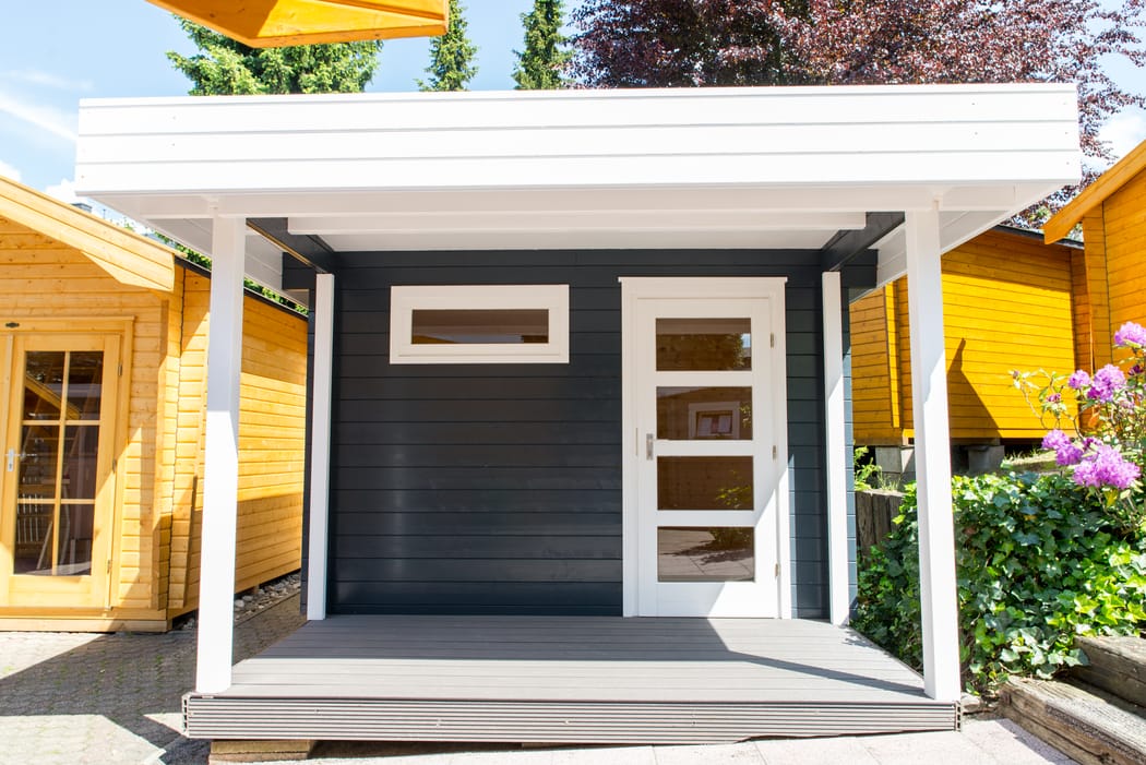 Polo Gartenhäuser Gartenhaus Narvik Terrasse 3