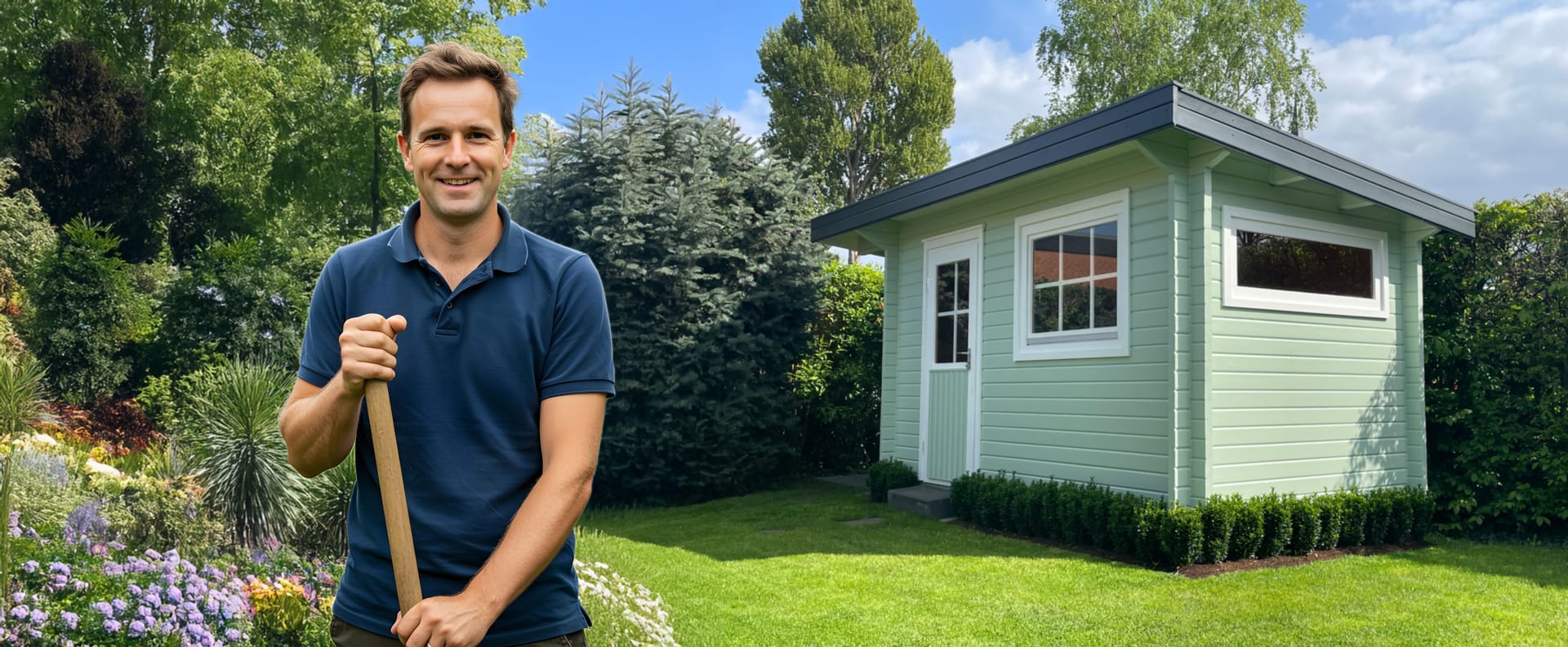 Polo-Gartenhaeuser-Header-Gerätehaus-compr2 Polo Gartenhäuser - Gerätehaeuser in einem Garten