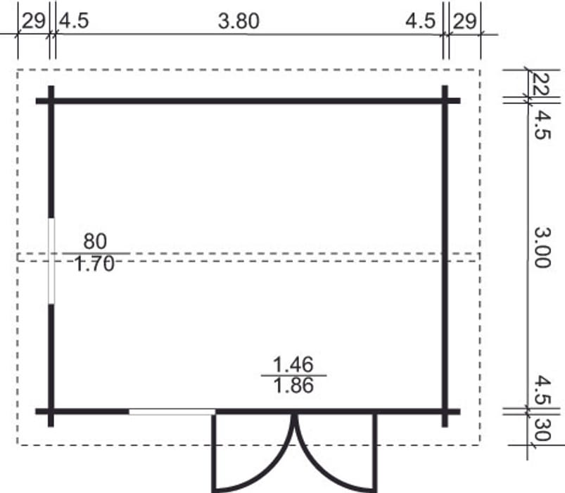 Polo Gartenhäuser Gartenhaus Bornholm 7