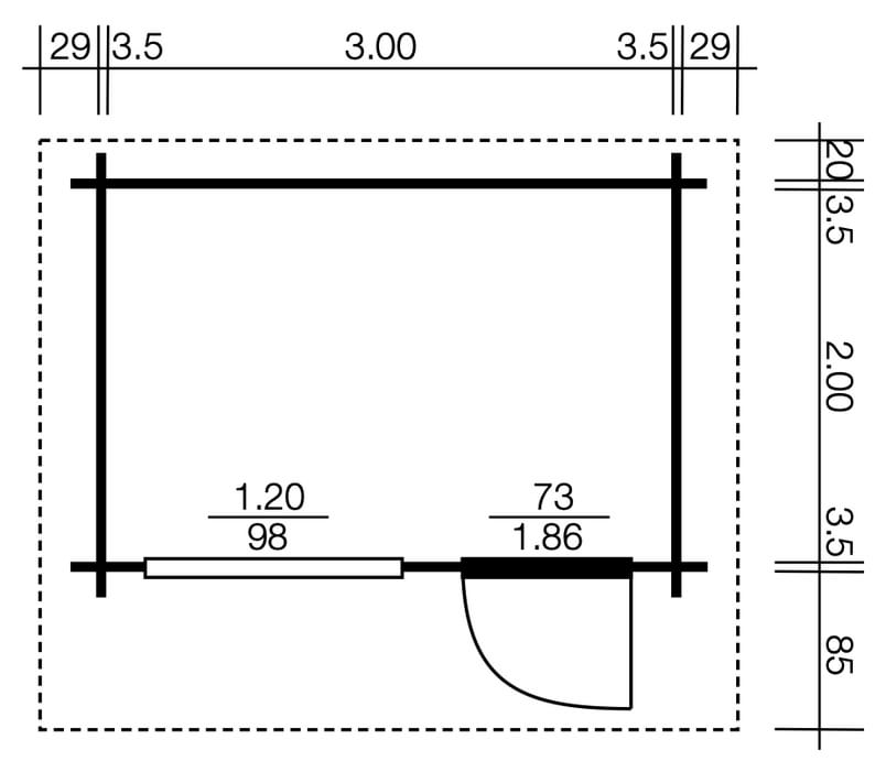 Polo Gartenhäuser Gartenhaus Helsinki I 7