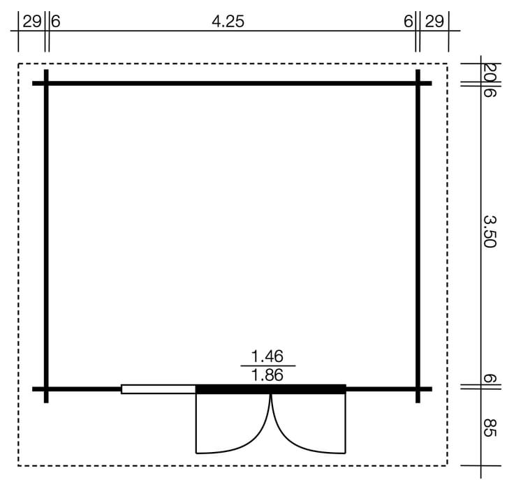 Polo Gartenhäuser Gartenhaus Kiruna 3