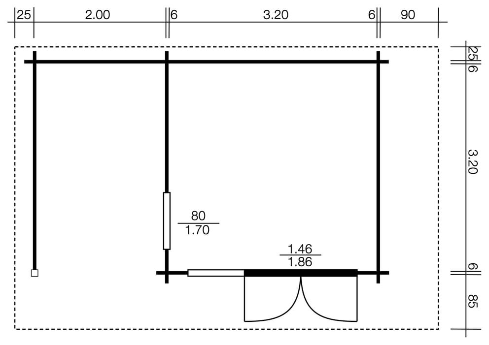 Polo Gartenhäuser Gartenhaus Malmö Lounge 7