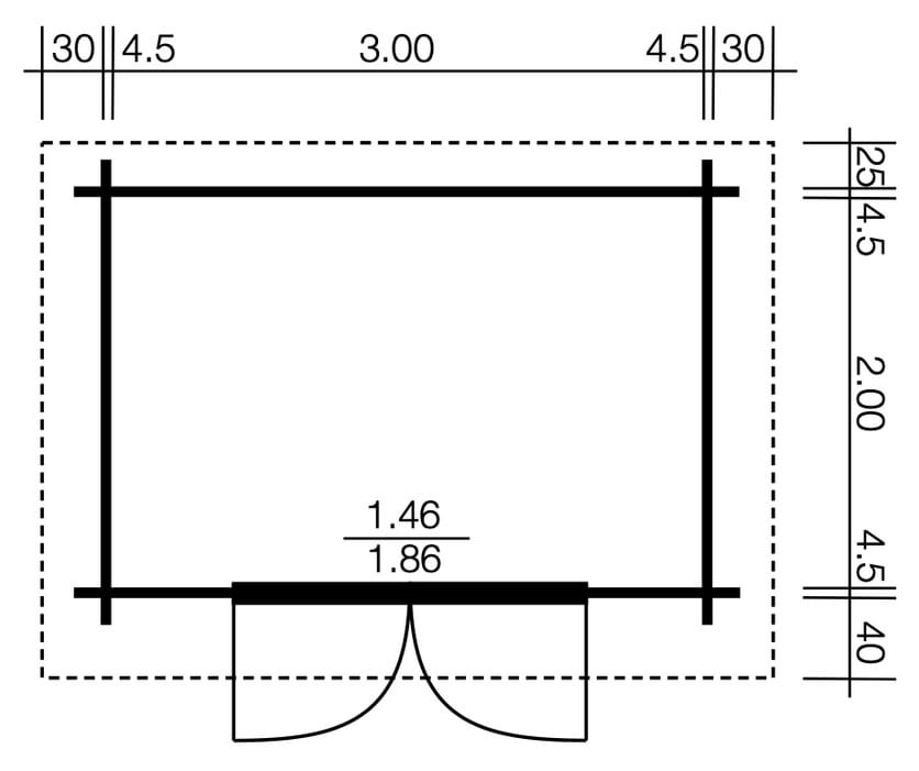 Polo Gartenhäuser Gartenhaus Narvik I 3