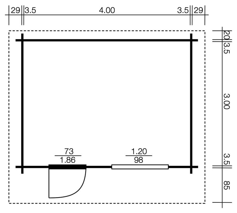 Polo Gartenhäuser Gartenhaus Stockholm III 7