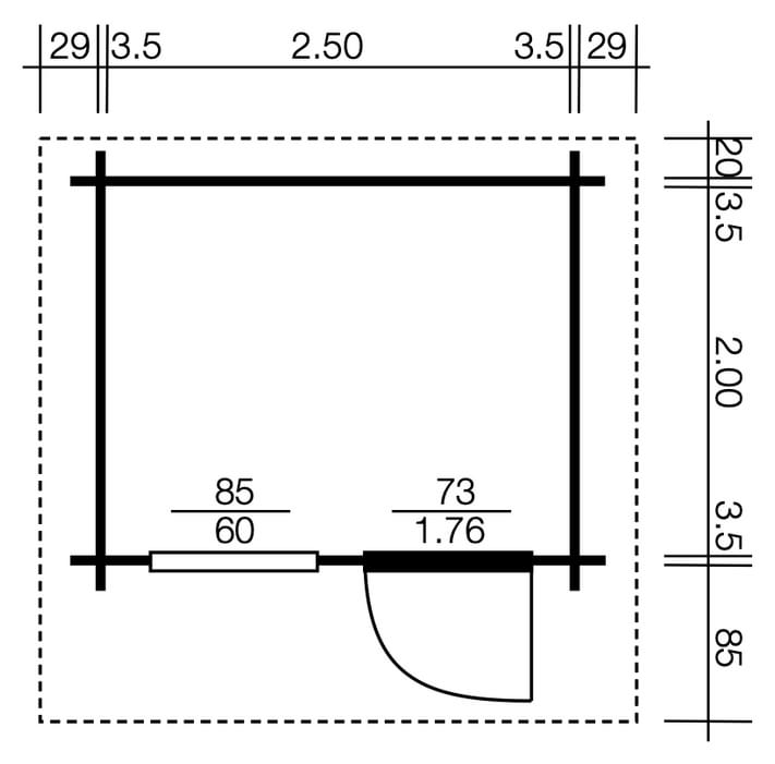 Polo Gartenhäuser Gerätehaus Oslo II 7