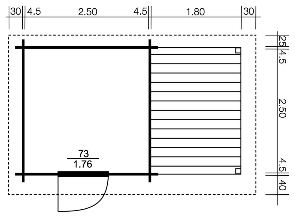 Polo Gartenhäuser Gerätehaus Oslo III Lounge 5