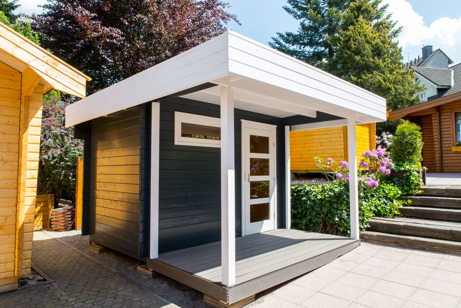 Polo Gartenhaeuser Gartenhaus Narvik Terrasse Sonderangebot